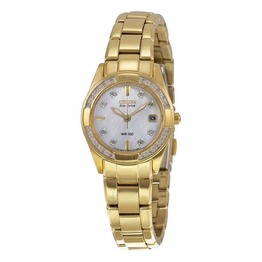Citizen Regent Eco-Drive Mother of Pearl Dial Ladies Watch EW1822-52D - Dawson Watches