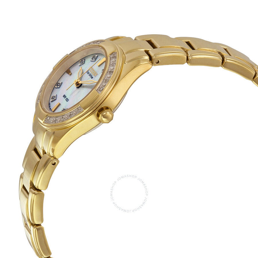 Citizen Regent Eco-Drive Mother of Pearl Dial Ladies Watch EW1822-52D - Dawson Watches #2