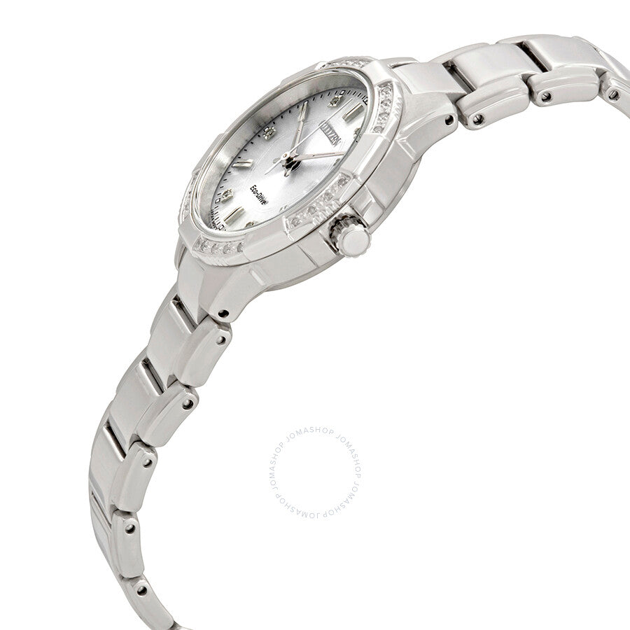 Citizen Riva Diamond Silver Dial Ladies Watch EW2460-56A - Dawson Watches #2