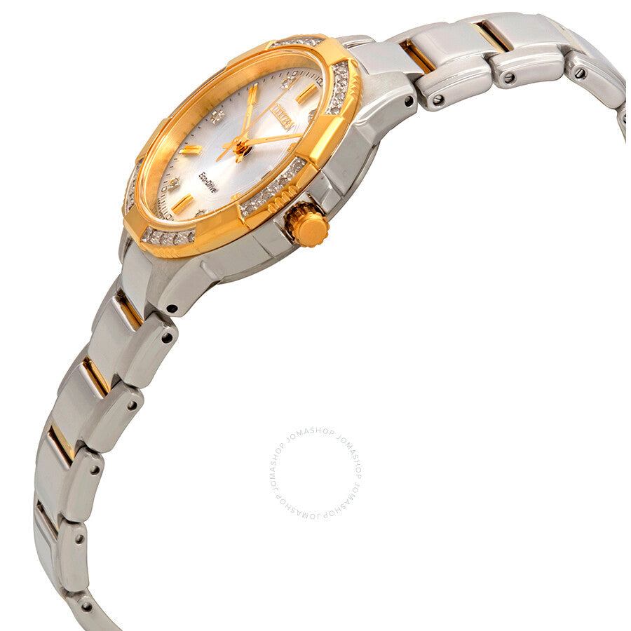 Citizen Riva Diamond Silver Dial Ladies Watch EW2464-55A - Dawson Watches #2