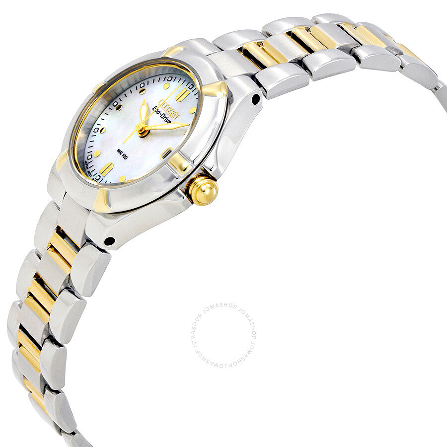 Citizen Riva Eco-Drive Mother of Pearl Two-tone Ladies Watch EW1534-57D - Dawson Watches #2