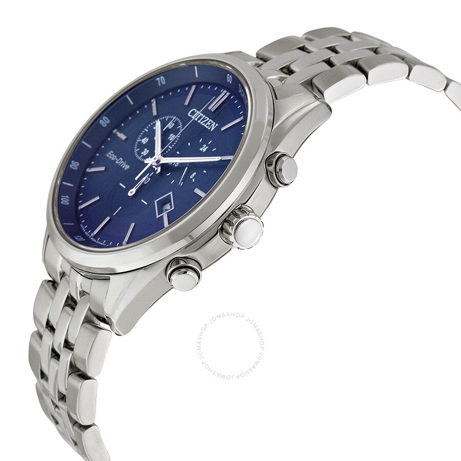 Citizen Sapphire Collection Eco-Drive Chronograph Blue Dial Men's Watch AT2141-52L - Dawson Watches #2