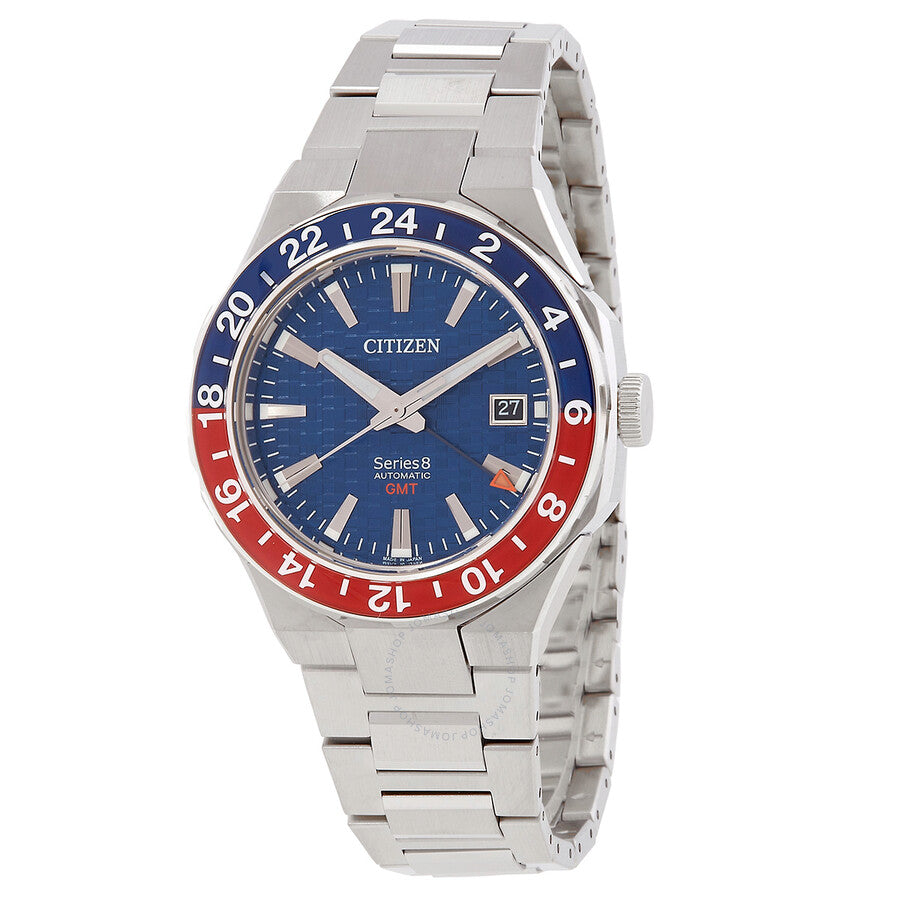 Citizen Series8 GMT Automatic Blue Dial Men's Watch NB6030-59L - Dawson Watches