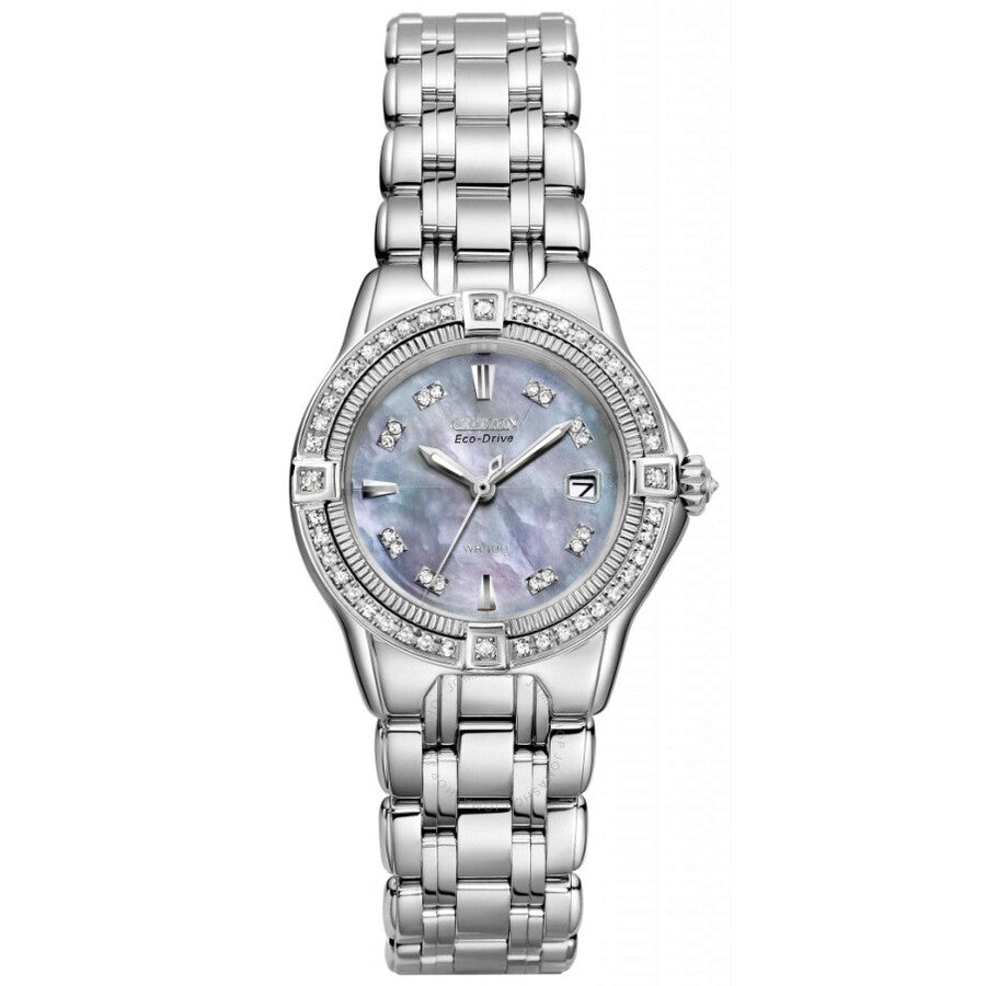 Citizen Signature Eco-Drive Diamond Ladies Watch EW2060-54Y - Dawson Watches