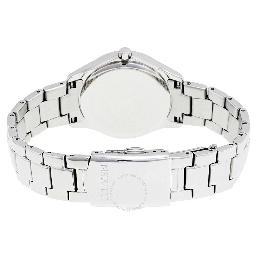 Citizen Silhouette Crystal Eco-Drive Pink Dial Diamond Ladies Watch FE1140-86X - Dawson Watches #3