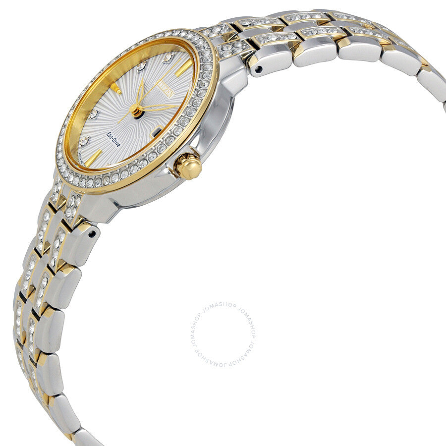 Citizen Silhouette Crystal Silver Dial Ladies Watch EW2344-57A - Dawson Watches #2