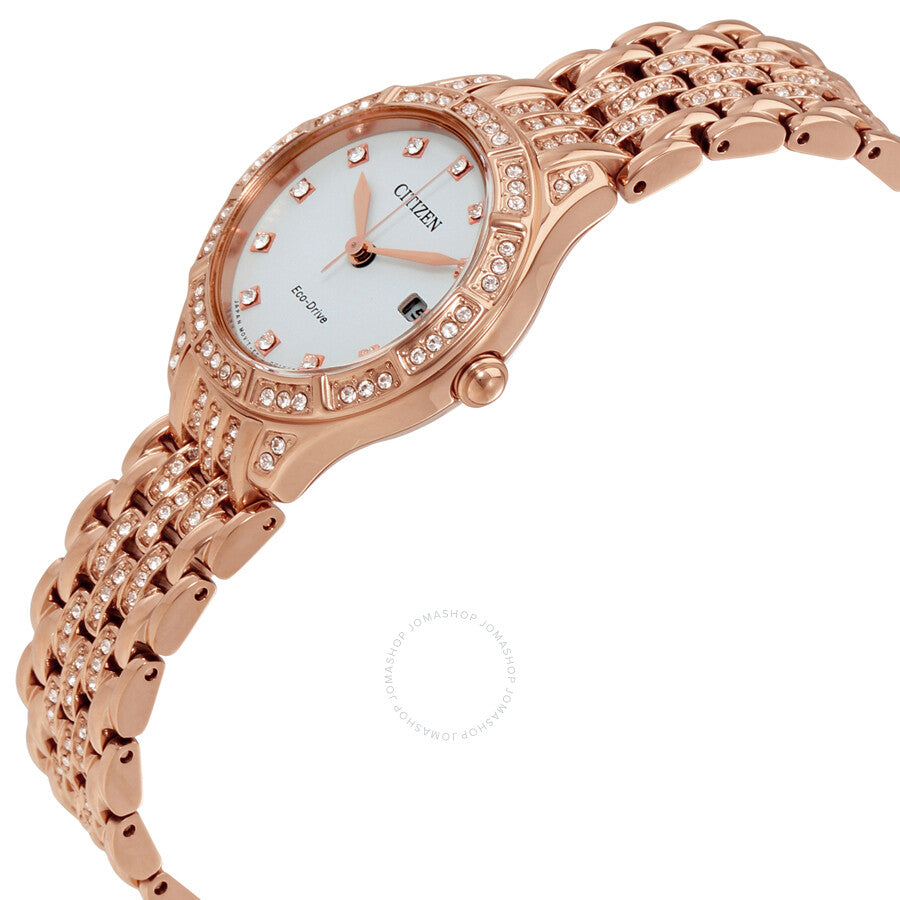 Citizen Silhouette Crystal Silver Dial Ladies Crystal Watch EW2323-57A - Dawson Watches #2