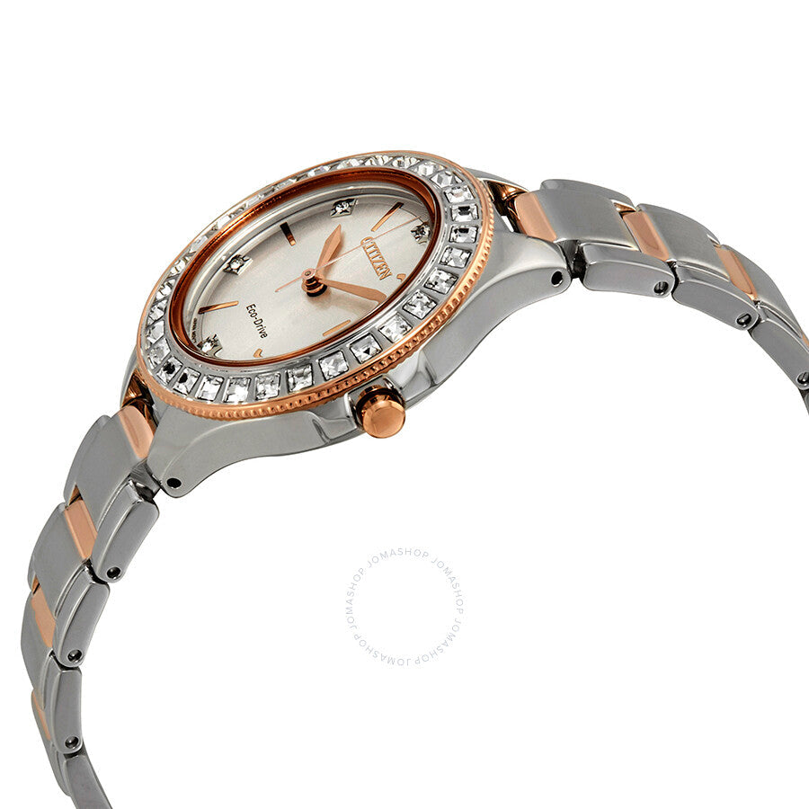 Citizen Silhouette Crystal Silver Dial Ladies Watch FE1196-57A - Dawson Watches #2