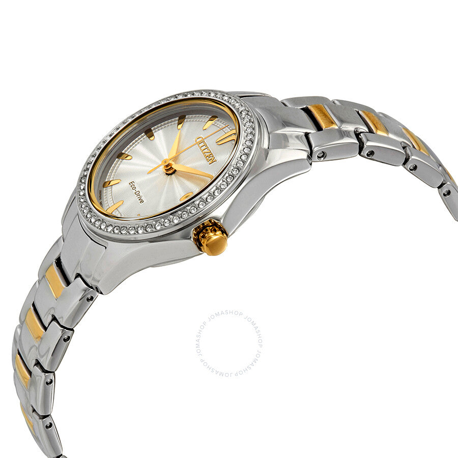 Citizen Silhouette Crystal Silver Dial Ladies Watch Set FE1144-69A - Dawson Watches #3