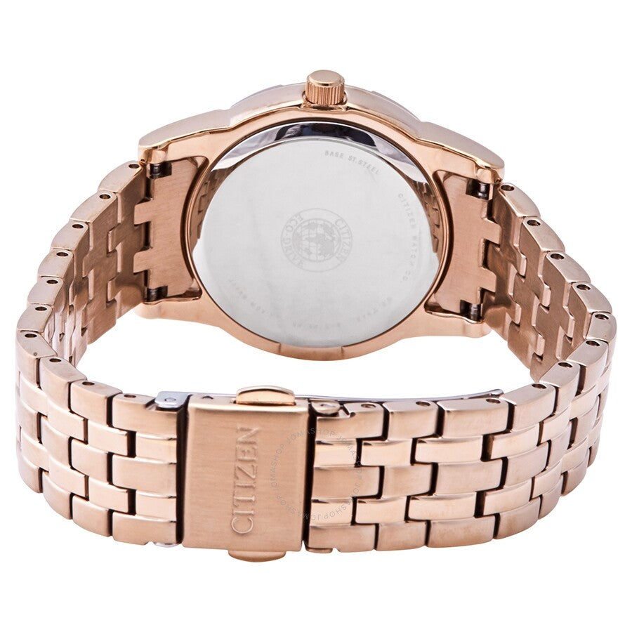 Citizen Silhouette Crystal White Mother of Pearl Dial Ladies Watch EM0773-54D - Dawson Watches #3