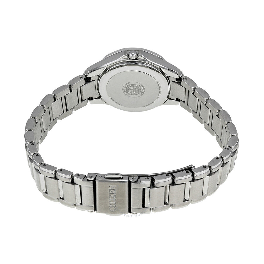Citizen Silhouette Eco-Drive Diamond Mother of Pearl Dial Stainless Steel Ladies Watch EW2130-51D - Dawson Watches #3