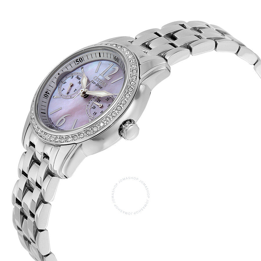 Citizen Silhouette Eco-Drive Mother of Pearl Dial Ladies Watch FD1030-56Y - Dawson Watches #2