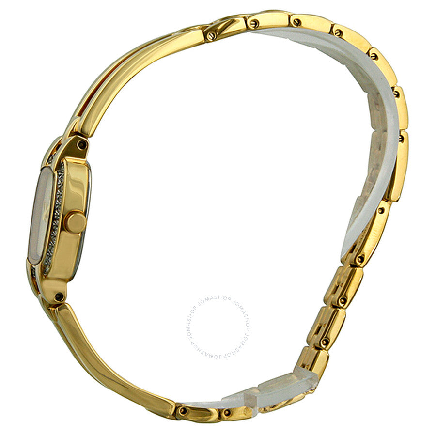 Citizen Silhouette Eco-Drive White Dial Gold-Tone Stainless Steel Ladies Watch EW9932-51A - Dawson Watches #3