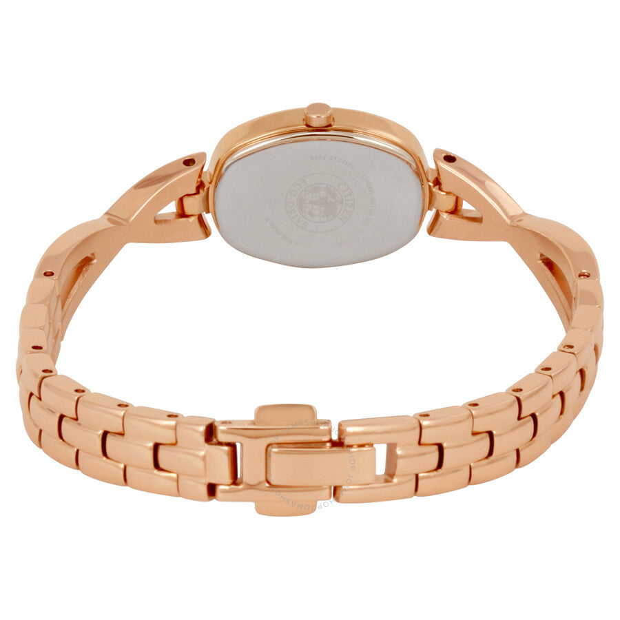 Citizen Silhouette Rose Gold-tone Case Black Dial Ladies Watch EX1413-55E - Dawson Watches #3