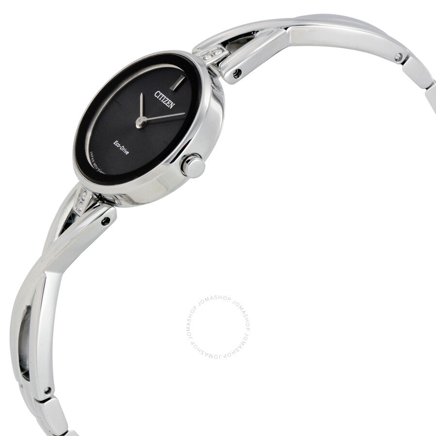 Citizen Silhouette Black Dial Ladies Watch EX1420-50E - Dawson Watches #2