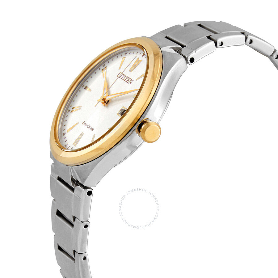 Citizen Silver Dial Eco-Drive Stainless Steel Men's Watch AW1374-51B - Dawson Watches #2