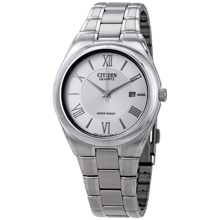 Citizen Silver Dial Stainless Steel Men's Watch BI0950-51A - Dawson Watches
