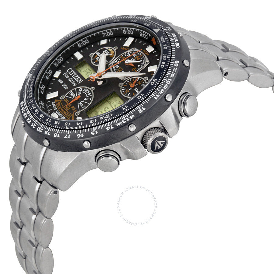 Citizen Skyhawk A-T Stainless Steel Chronograph Atomic Men's Watch JY0000-53E - Dawson Watches #2