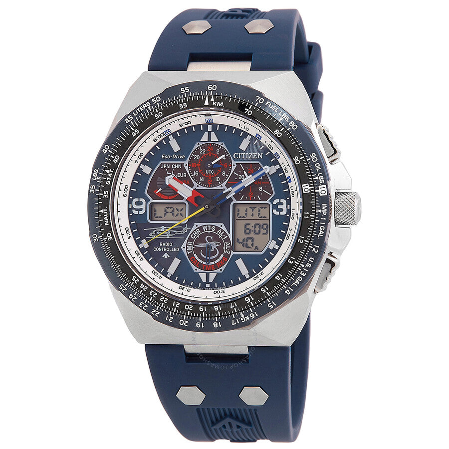 Citizen Special Edition Promaster x Sikorsky S-92 Analog-Digital Blue Dial Men's Watch JY8156-00L - Dawson Watches