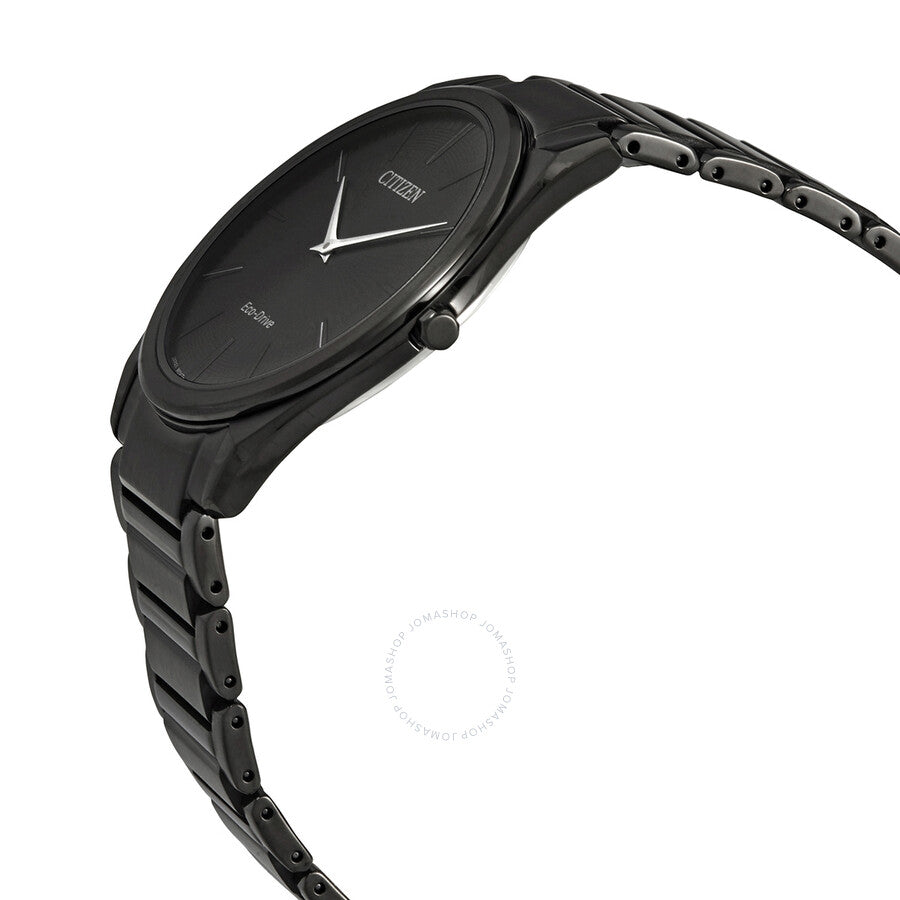 Citizen Stiletto Black Dial Black-plated Men's Watch AR3079-85E - Dawson Watches #2
