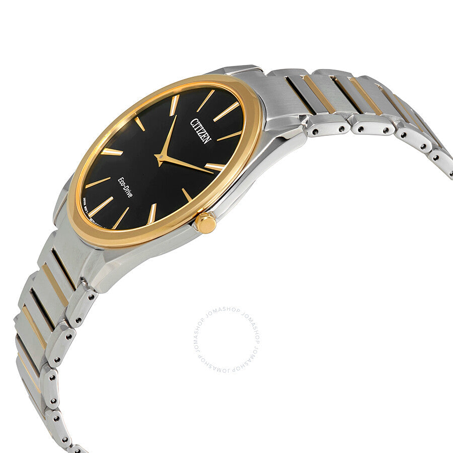 Citizen Stiletto Black Guilloche Dial Men's Watch AR3074-54E - Dawson Watches #2