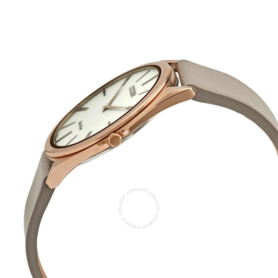 Citizen Stiletto Eco-Drive White Dial Ladies Watch AR3076-08A - Dawson Watches #2