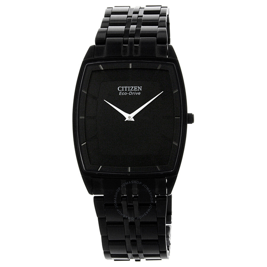 Citizen Stiletto Eco-Drive Black Dial Black IP Stainless Steel Men's Watch AR3025-50E#AR3025-50E - Dawson Watches #6