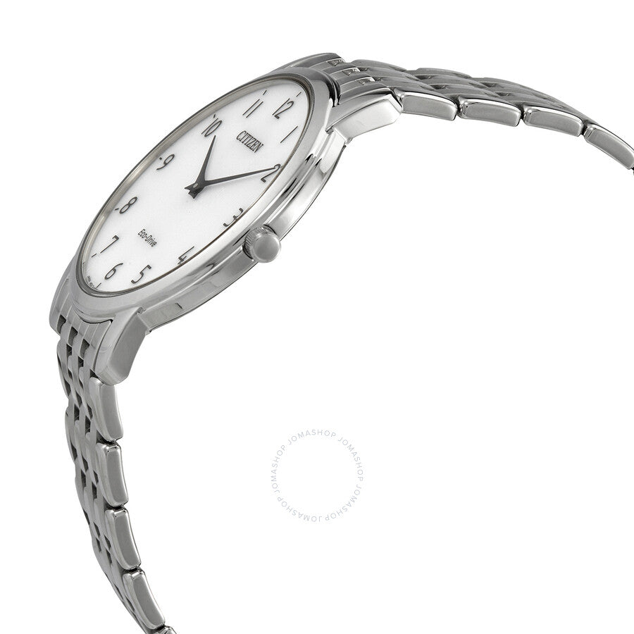 Citizen Stiletto Eco-Drive White Dial Men's Watch AR1130-81A - Dawson Watches #2