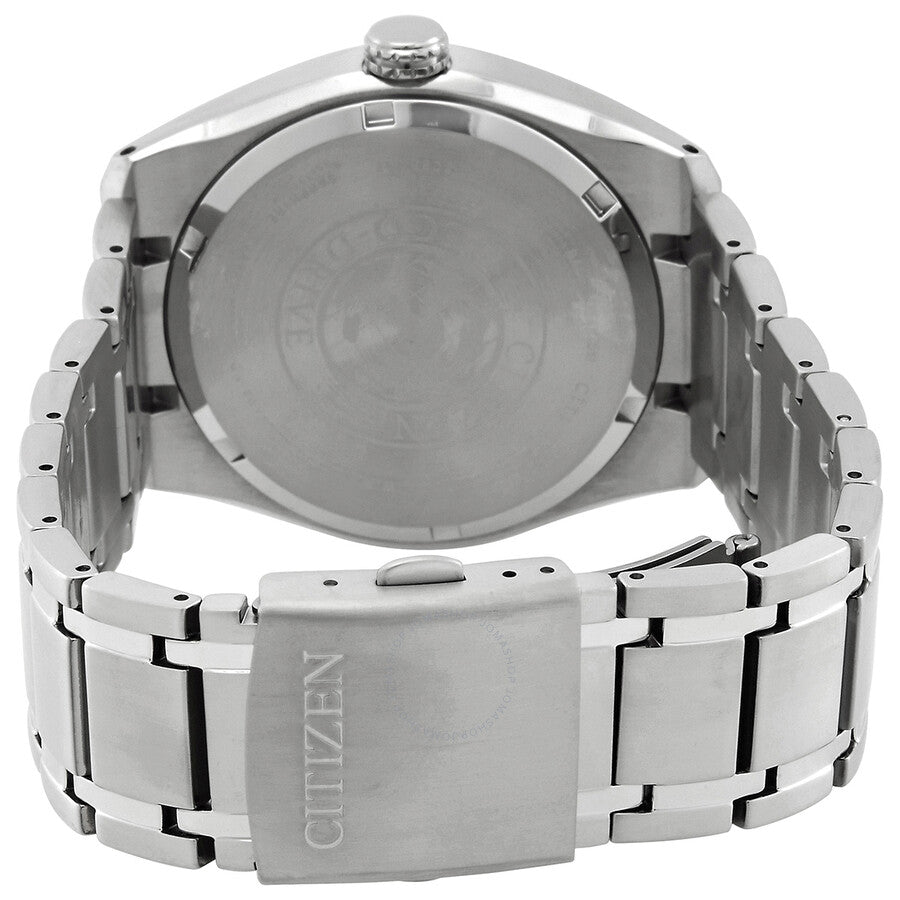 Citizen Super Titanium Eco-Drive Blue Dial Men's Watch AW1240-57M - Dawson Watches #3