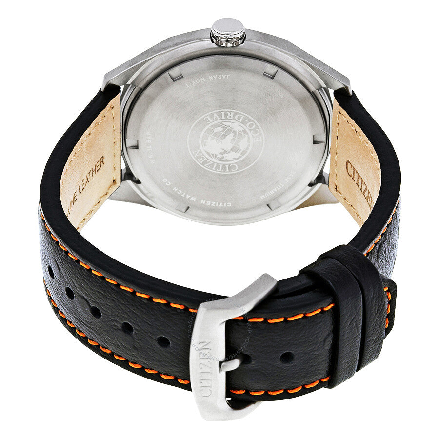 Citizen Super Black Dial Titanium Men's Watch AW0060-03E - Dawson Watches #3