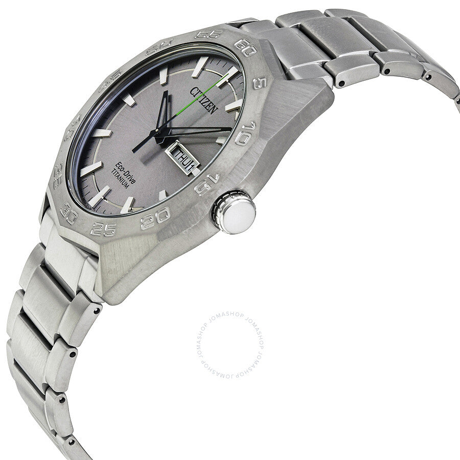 Citizen Super Silver Dial Titanium Men's Watch AW0060-54A - Dawson Watches #2