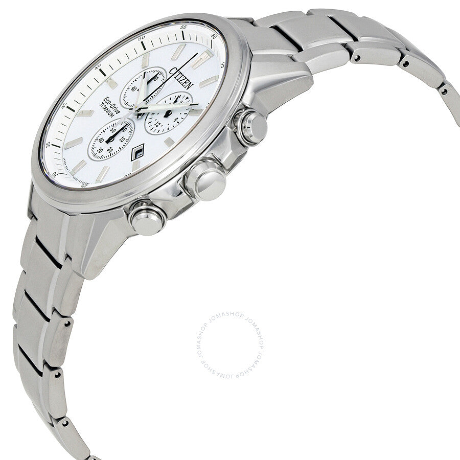 Citizen TI + IP Chronograph Silver Dial Men's Watch AT2340-56A - Dawson Watches #2