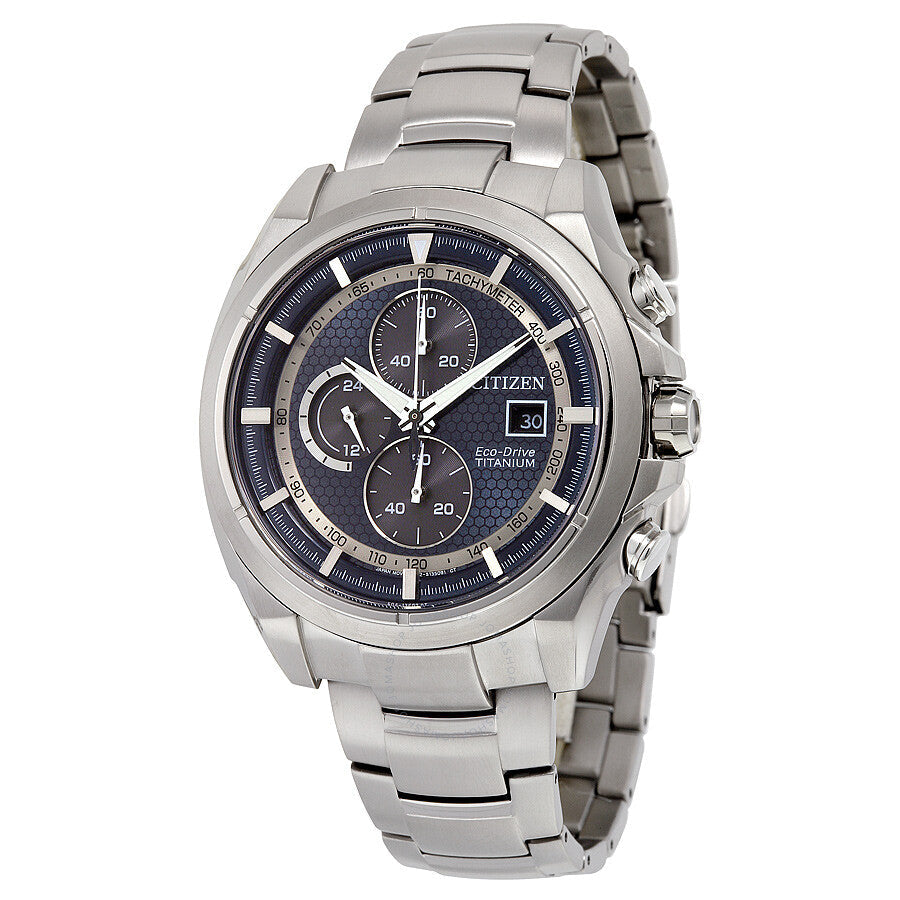 Citizen TI+IP Eco-Drive Blue Dial Men's Watch CA0550-87L - Dawson Watches