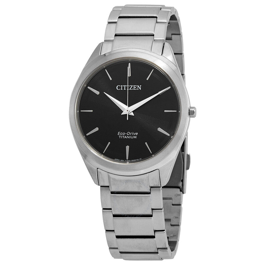 Citizen Titanium Black Dial Titanium Men's Watch BJ6520-82E - Dawson Watches