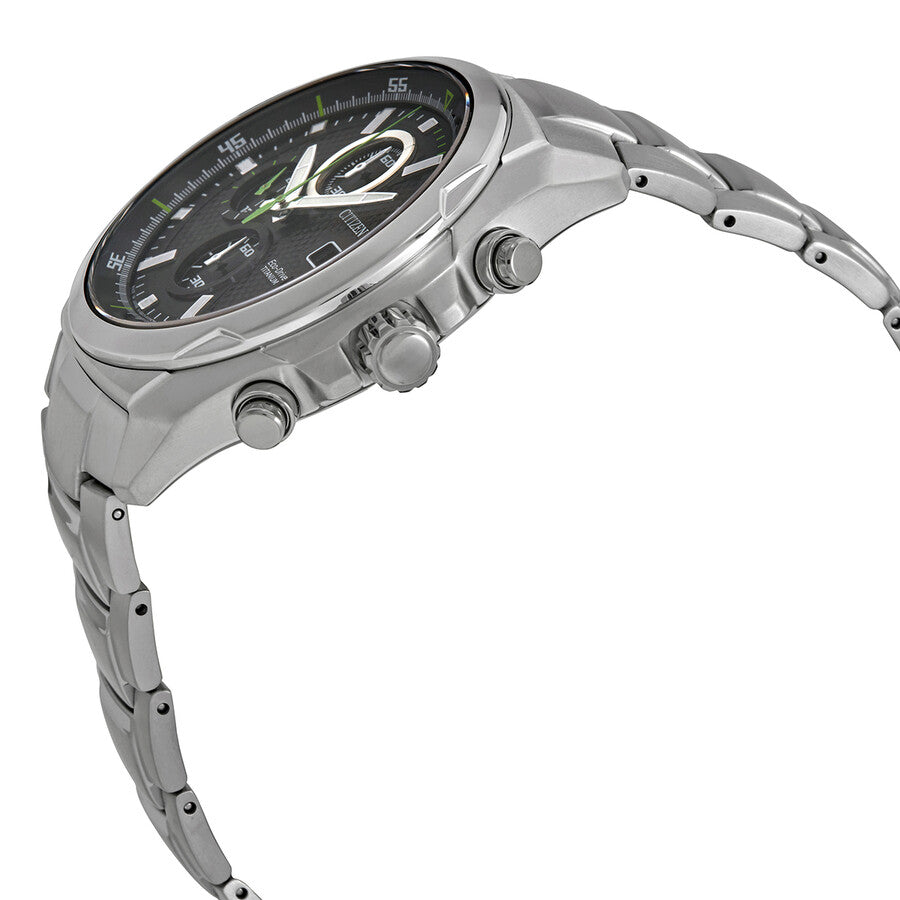 Citizen Titanium Eco-Drive Black Dial Men's Watch CA0190-56E - Dawson Watches #2