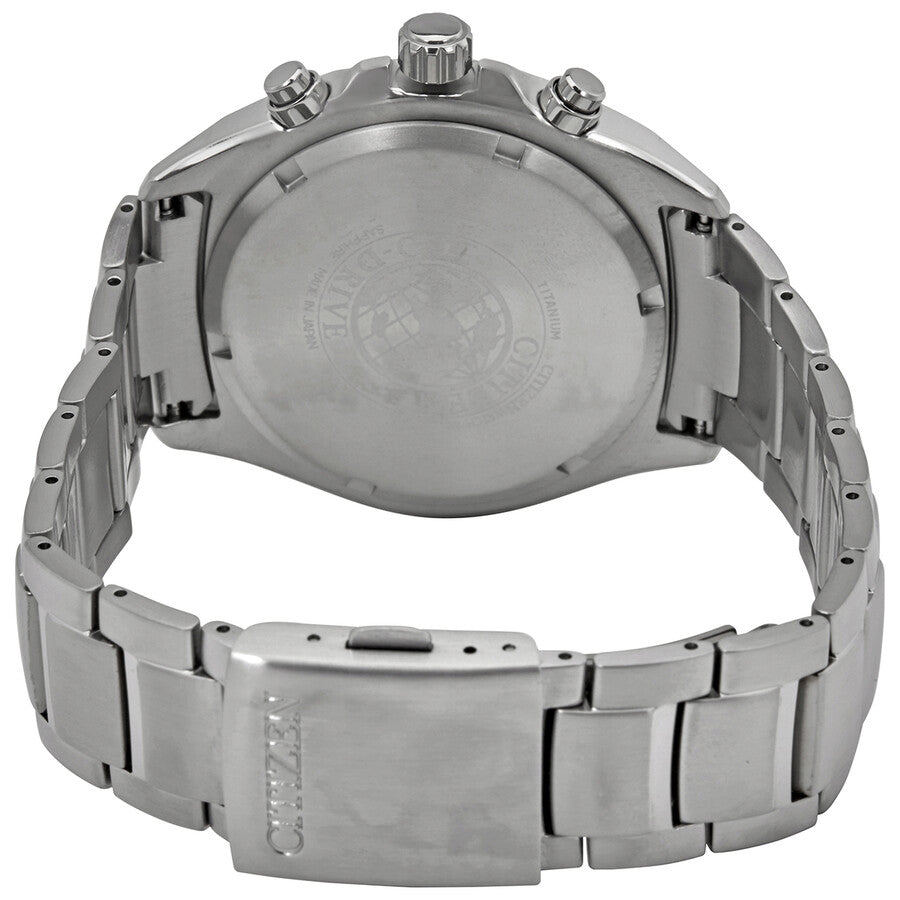 Citizen Titanium Eco-Drive Chronograph Silver Dial Men's Watch CA0190-56B - Dawson Watches #3