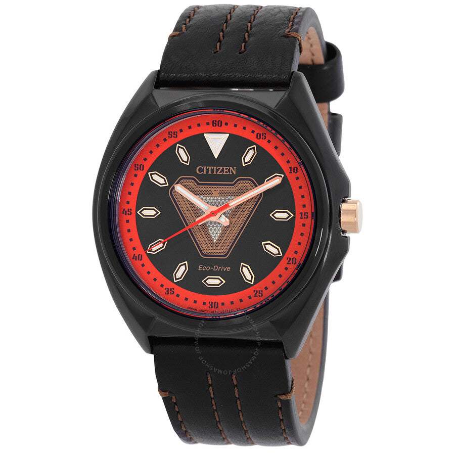 Citizen Tony Stark '63 Eco-Drive Black Dial Men's Watch AW2075-05W - Dawson Watches