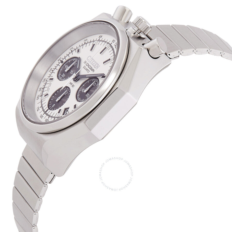 Citizen Tsuno Chronograph Quartz Silver Dial Men's Watch AN3700-62A - Dawson Watches #2