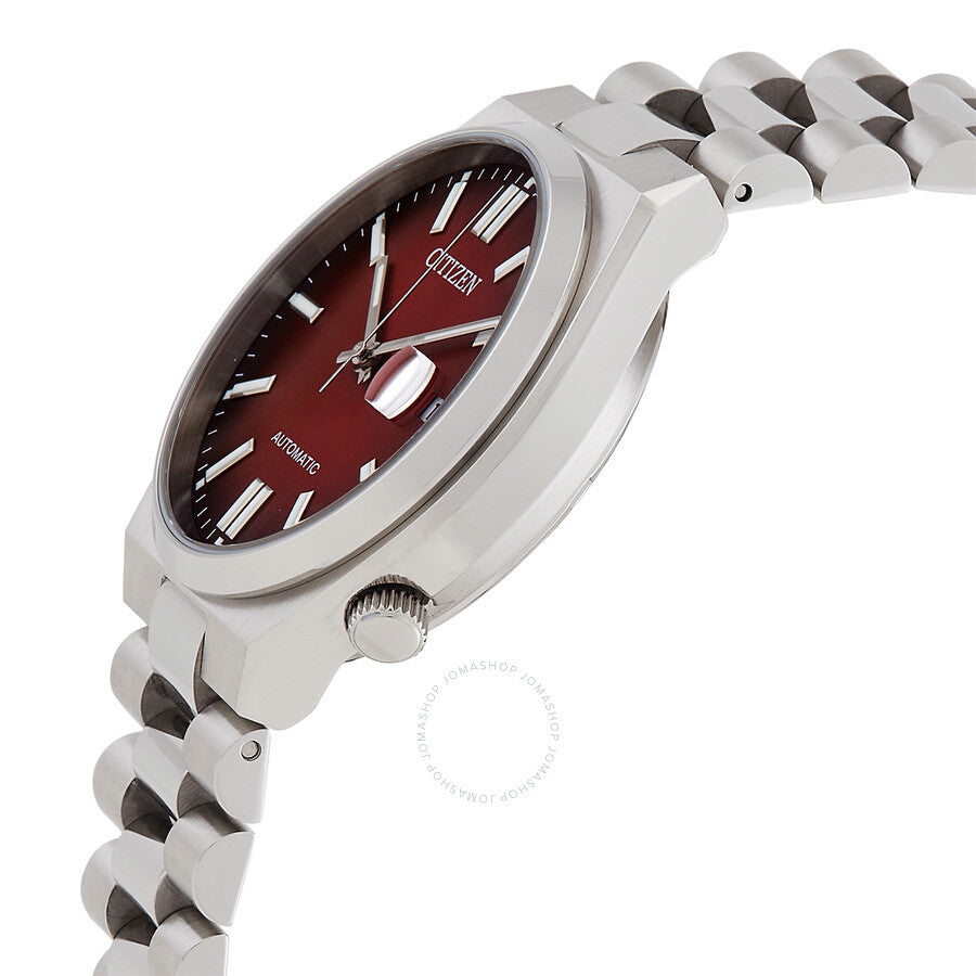 Tsuyosa Automatic Burgundy Dial Men's Watch NJ0150-56W - Dawson Watches #2