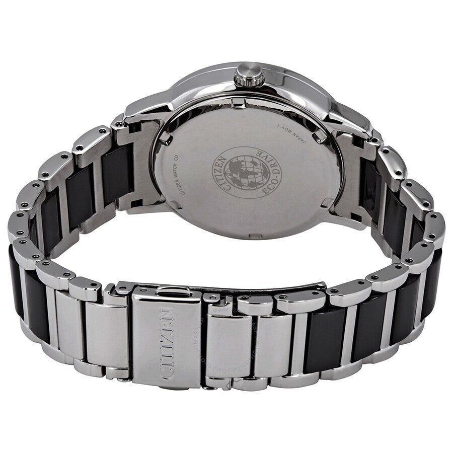 Citizen Two-tone Chandler Eco-Drive Black Dial Ladies Watch EM0741-51E - Dawson Watches #3