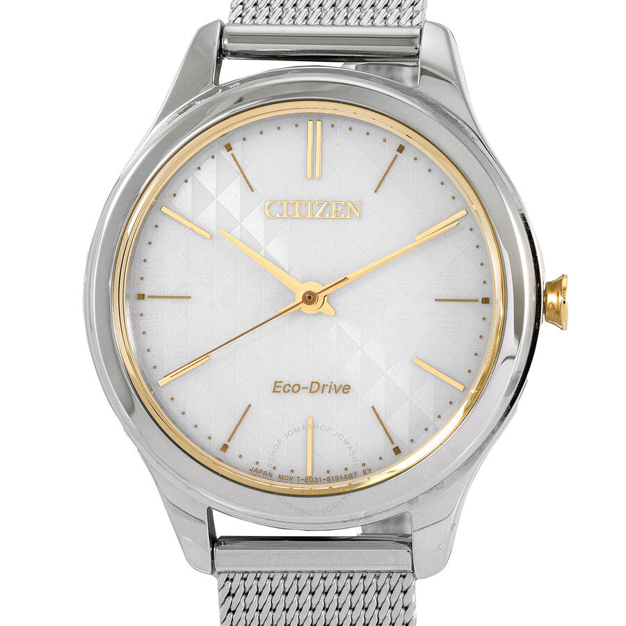 Citizen White Dial Eco-Drive White Dial Ladies Watch EM0504-81A - Dawson Watches #4