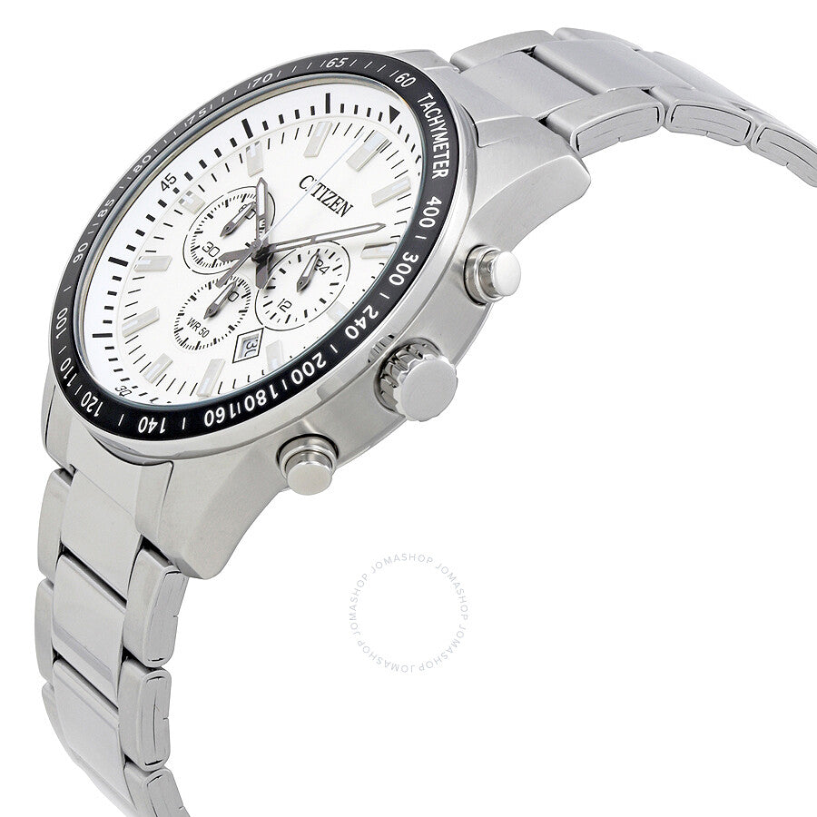 Citizen White Dial Men's Chronograph Watch AN8071-51A - Dawson Watches #2