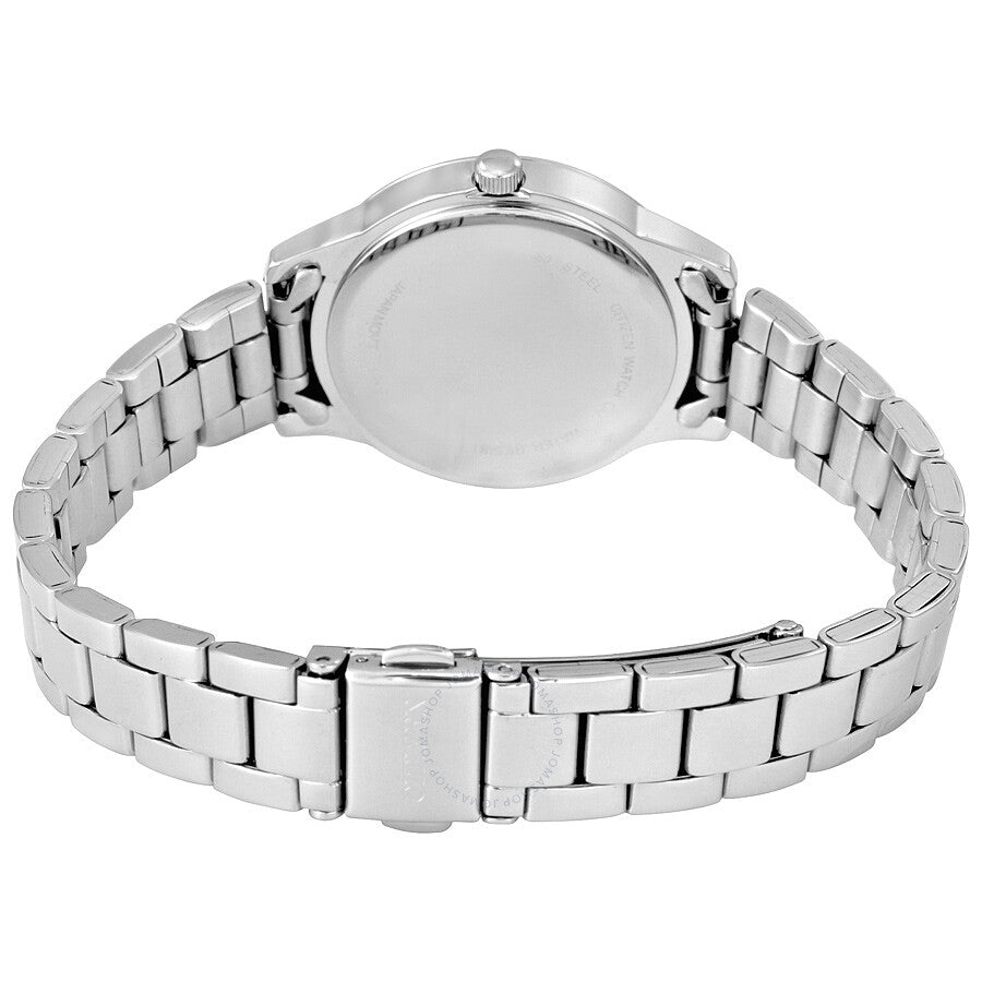 Citizen White Dial Stainless Steel Ladies Watch EL3081-58A - Dawson Watches #3