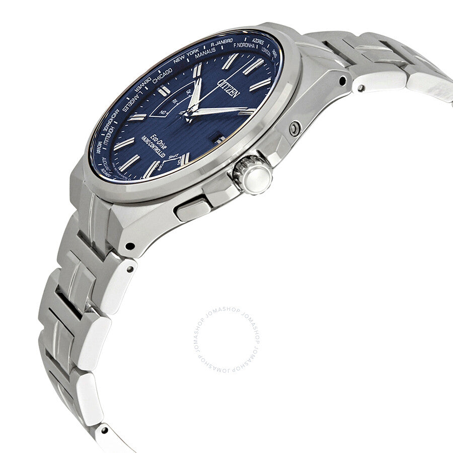 Citizen World Perpetual A-T World Time Blue Dial Men's Watch CB0160-51L - Dawson Watches #2