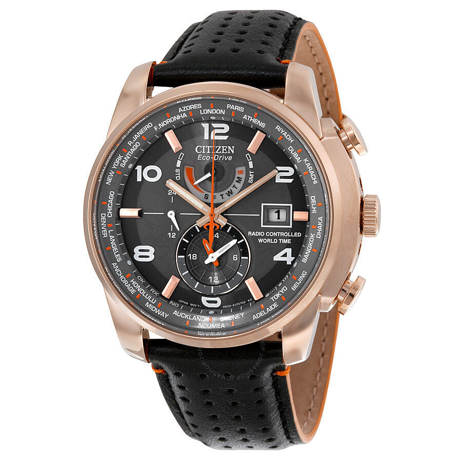 Citizen World Time A-T Grey Dial Men's Watch AT9013-03H - Dawson Watches