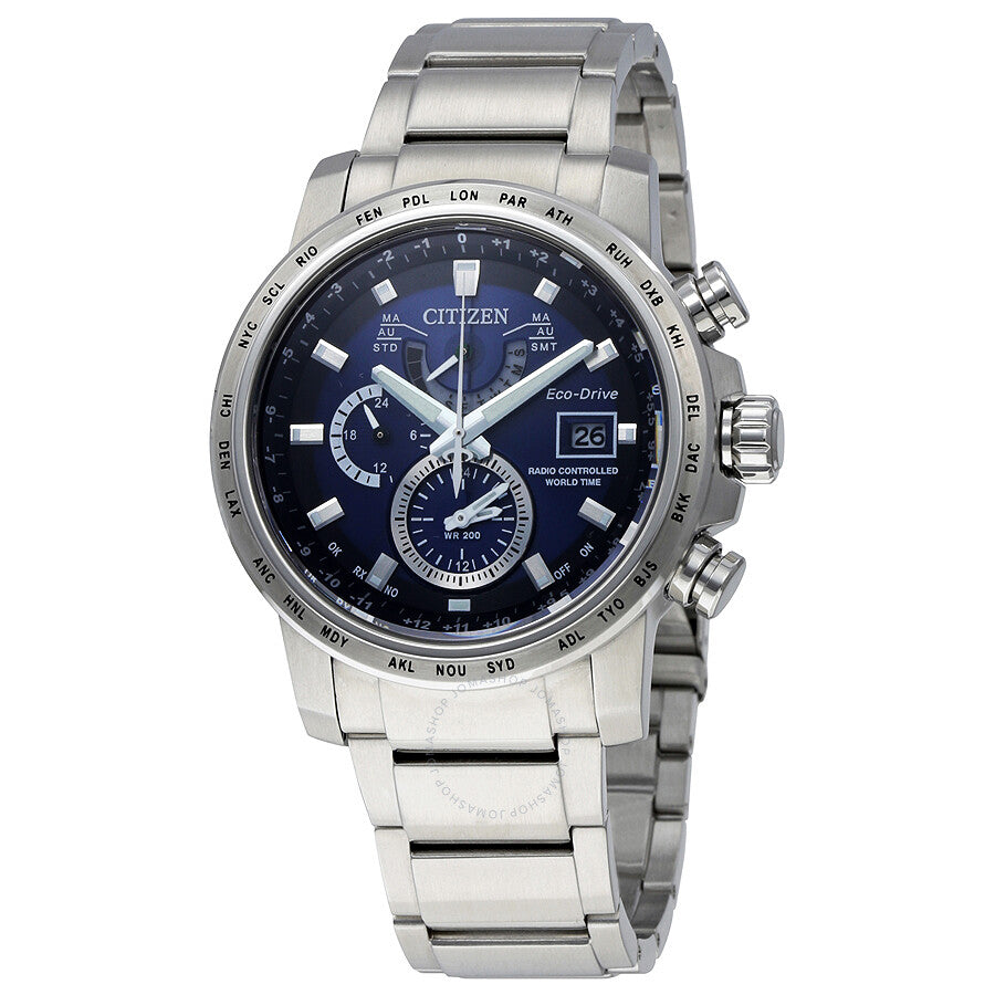 Citizen World Time Eco-Drive A-T Perpetual Men's Watch AT9070-51L - Dawson Watches