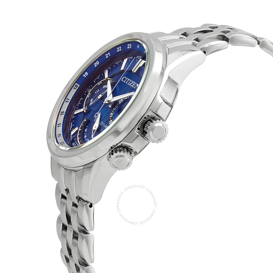 Citizen World Time Chronograph Blue Dial Men's Watch BU2021-69L - Dawson Watches #2