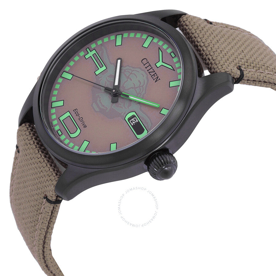 Citizen Yoda Star Wars Brown Dial Men's Watch BM6839-06W - Dawson Watches #2