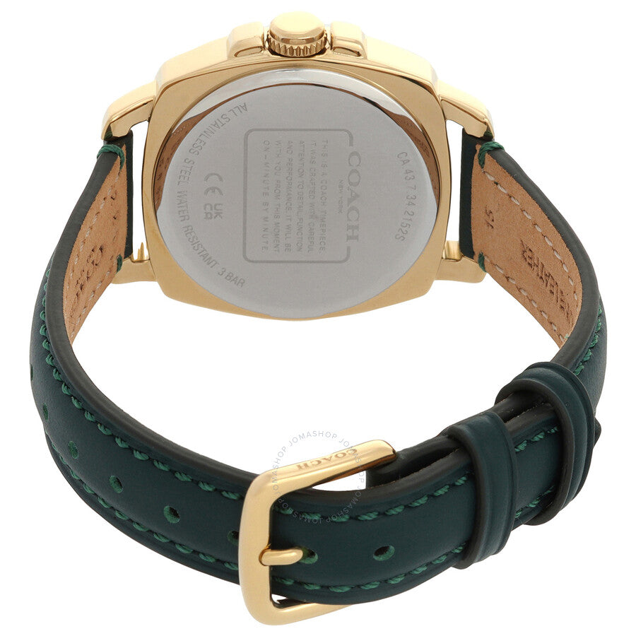 Coach Boyfriend Quartz Crystal Gold Dial Ladies Watch 14503982 - Dawson Watches #3