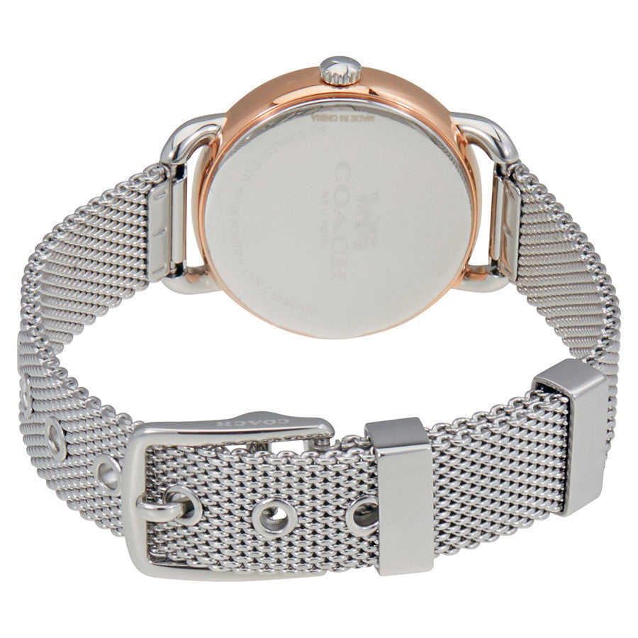 Coach Delancey Silver Dial Stainless Steel Mesh Ladies Watch 14502246